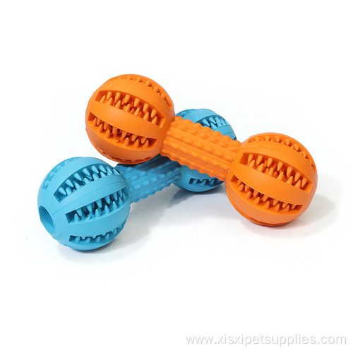 Teeth Cleaning Rubber dog chew toy ball